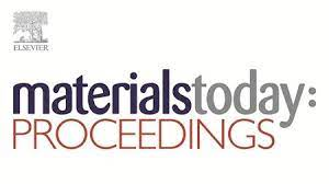 Logo of Materials Today: Proceedings